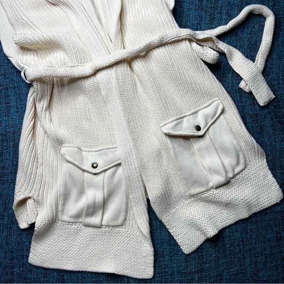 Banana Republic Heritage Collection Blanket Wrap Cardigan in Caribbean Sand - Picture 3 of 7